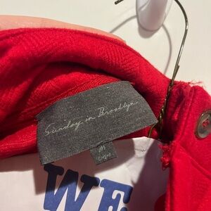 Sunday in Brooklyn by Anthropologie Red Top - size medium